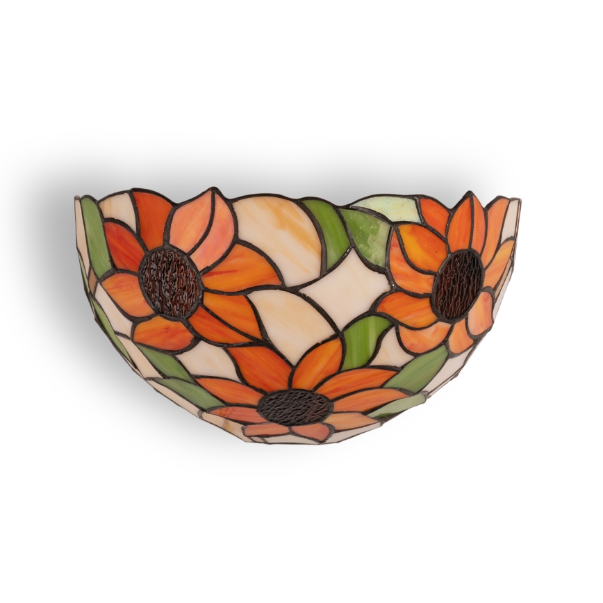 Brilagi - Applique Tiffany in vetro colorato SUNFLOWER 1xE14/40W/230V