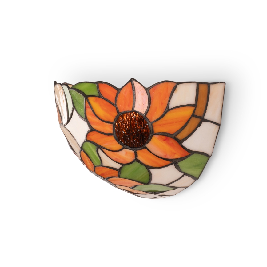 Brilagi - Applique Tiffany in vetro colorato SUNFLOWER 1xE14/40W/230V