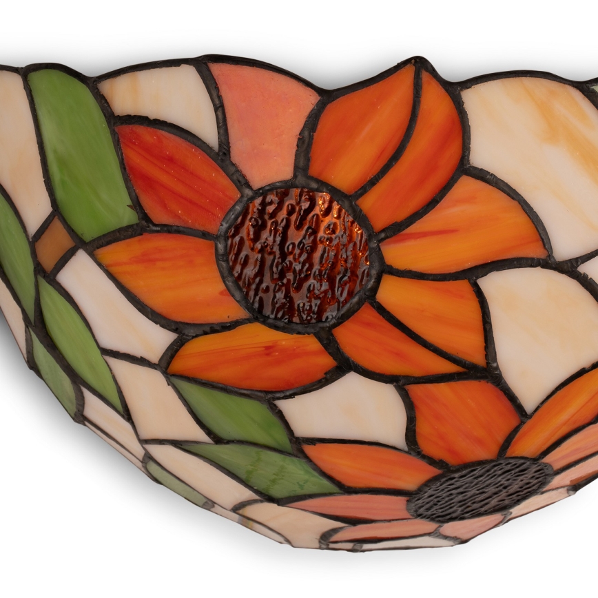 Brilagi - Applique Tiffany in vetro colorato SUNFLOWER 1xE14/40W/230V