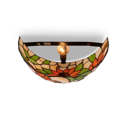 Brilagi - Applique Tiffany in vetro colorato SUNFLOWER 1xE14/40W/230V
