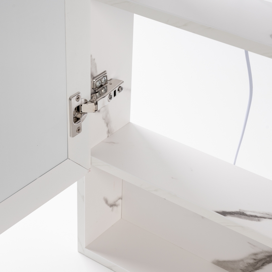 BRILAGI - Armadietto da bagno con specchio e retroilluminazione LED TRABIA DOUBLE 60x70 cm