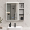 BRILAGI - Armoire-miroir de salle de bains à rétroéclairage LED AVOLA SINGLE 75x70 cm