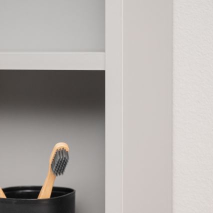 BRILAGI - Armoire-miroir de salle de bains à rétroéclairage LED AVOLA SINGLE 75x70 cm