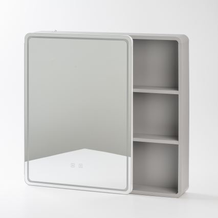 BRILAGI - Armoire-miroir LED de salle de bains à éclairage intégré AVOLA SINGLE 75x70 cm