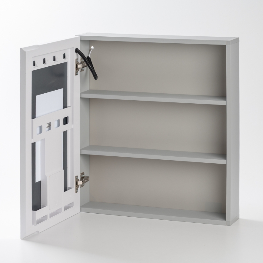 BRILAGI - Armoire-miroir LED pour salle de bains avec éclairage intégré NOTO SINGLE 60x65 cm