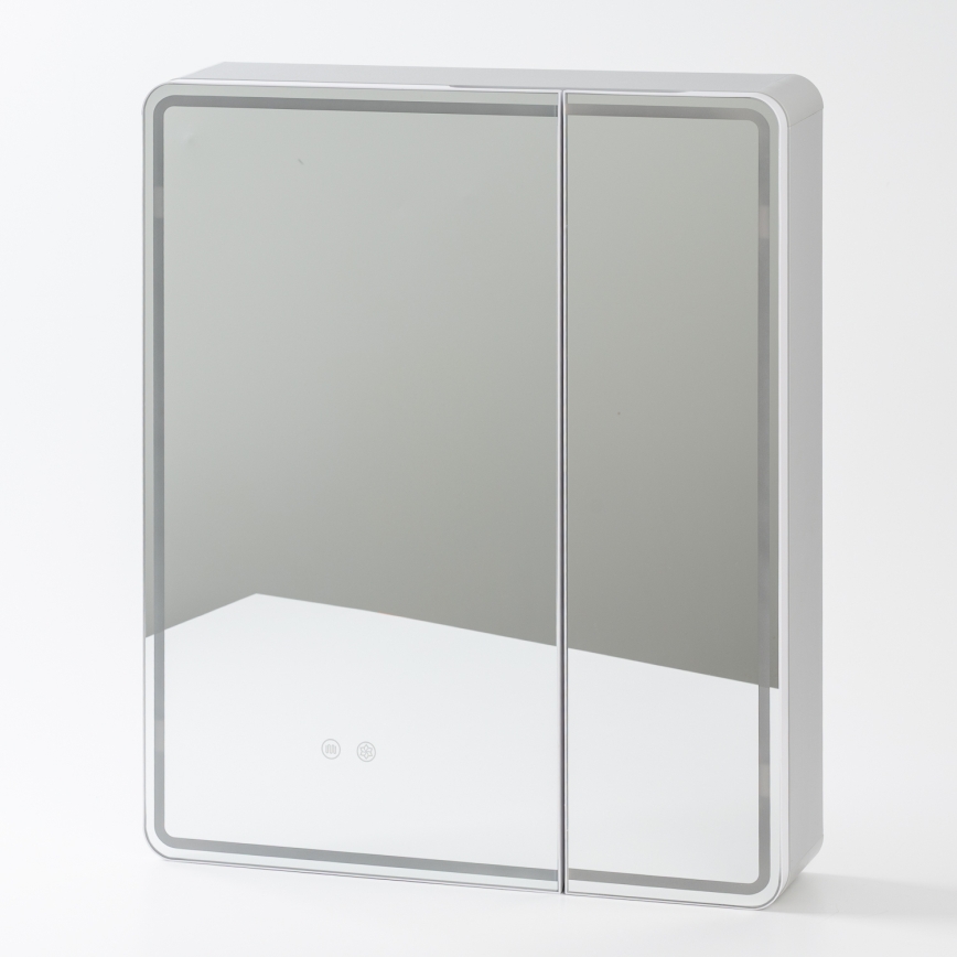 BRILAGI - Armoire miroir pour salle de bains à éclairage LED NOTO DOUBLE 60x70 cm