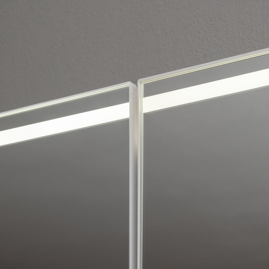 BRILAGI - Armoire miroir pour salle de bains à éclairage LED NOTO DOUBLE 60x70 cm