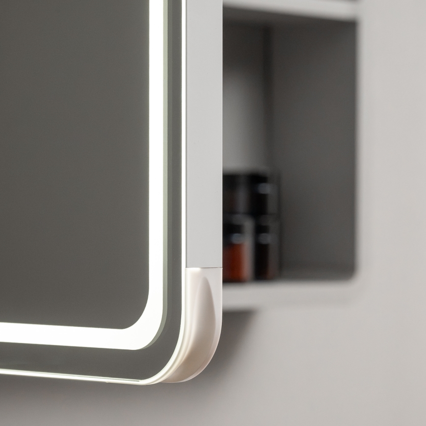 BRILAGI - Armoire miroir pour salle de bains à éclairage LED NOTO DOUBLE 60x70 cm