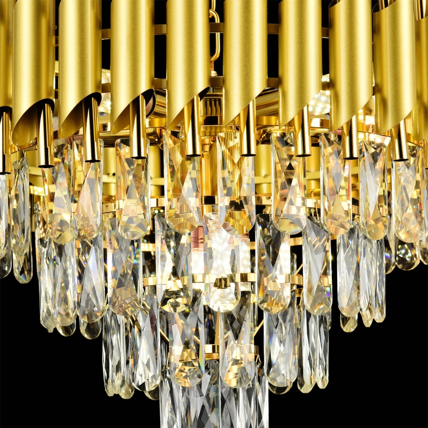 Brilagi - Aufbau-Deckenleuchte ECLIPSE 7xE14/10W/230V Ø 48 cm goldfarben