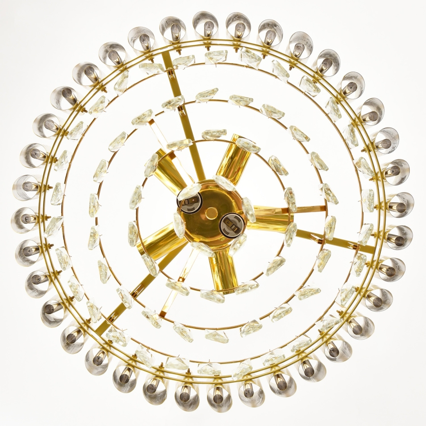 Brilagi - Aufbau-Deckenleuchte ECLIPSE 7xE14/10W/230V Ø 48 cm goldfarben