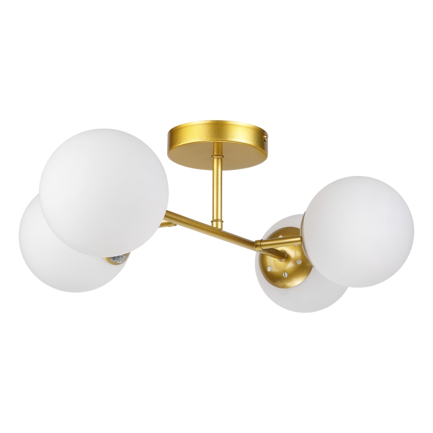 Brilagi - Aufbau-Deckenleuchte MALONY 4xE14/20W/230V goldfarben