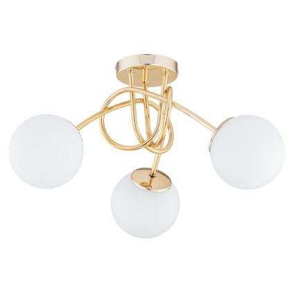 Brilagi - Aufbau-Deckenleuchte MILO 3xE27/60W/230V gold