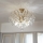 Brilagi - Aufbau-Kronleuchter CRYSTAL 6xE14/60W/230V golden