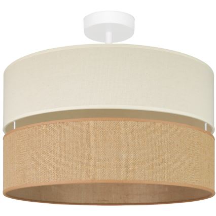 Brilagi - Aufbauleuchte ROYAL YUTE 1xE27/15W/230V d 40 cm beige/cremefarben