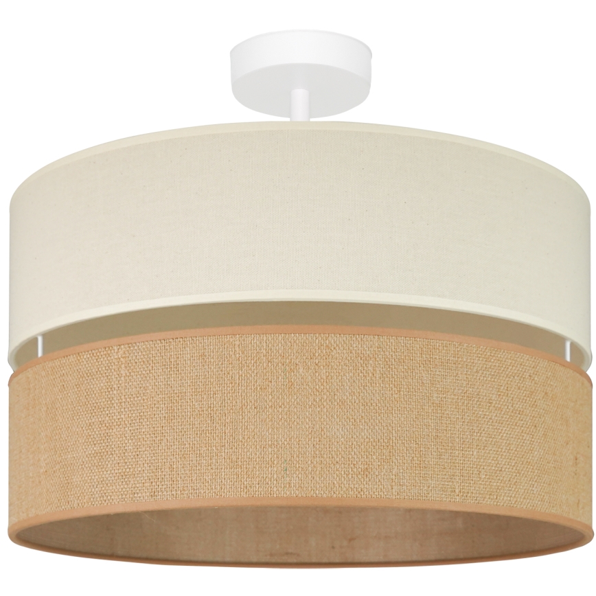 Brilagi - Aufbauleuchte ROYAL YUTE 1xE27/15W/230V d 40 cm beige/cremefarben