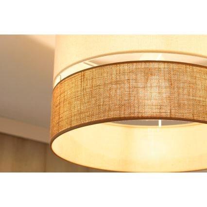 Brilagi - Aufbauleuchte ROYAL YUTE 1xE27/15W/230V d 40 cm beige/cremefarben