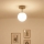 Brilagi - Aufgesetzte Deckenleuchte MILO ECRU 1xE27/60W/230V beige/gold