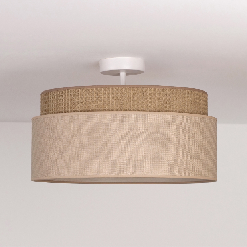 Brilagi - Aufgesetzte Deckenleuchte PADOVA 1xE27/60W/230V Ø 40 cm beige