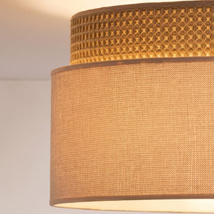 Brilagi - Aufgesetzte Deckenleuchte PADOVA 1xE27/60W/230V Ø 40 cm beige