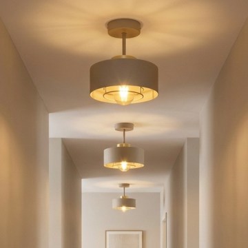Brilagi - Aufgesetzte Deckenleuchte SPRING 1xE27/60W/230V beige/gold