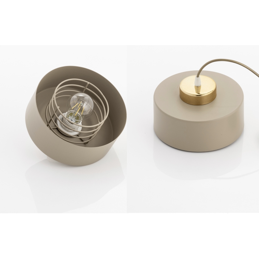 Brilagi - Aufgesetzte Deckenleuchte SPRING 1xE27/60W/230V beige/gold