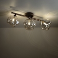 Brilagi - Aufgesetzte Deckenleuchte VULCANO 3xG9/8W/230V bronze/rauchbeige