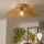 Brilagi - Aufgesetzte LED-Deckenleuchte CERIA BOHO 1xE27/40W/230V Ø 70 cm braun/Eiche