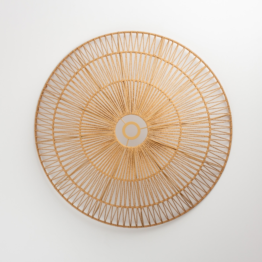 Brilagi - Aufgesetzte LED-Deckenleuchte CERIA BOHO 1xE27/40W/230V Ø 70 cm braun/Eiche