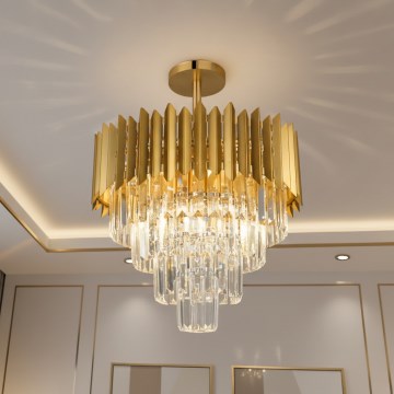 Brilagi - Aufgesetzter Kronleuchter CRISTAL 5xE14/40W/230V pr. 43 cm