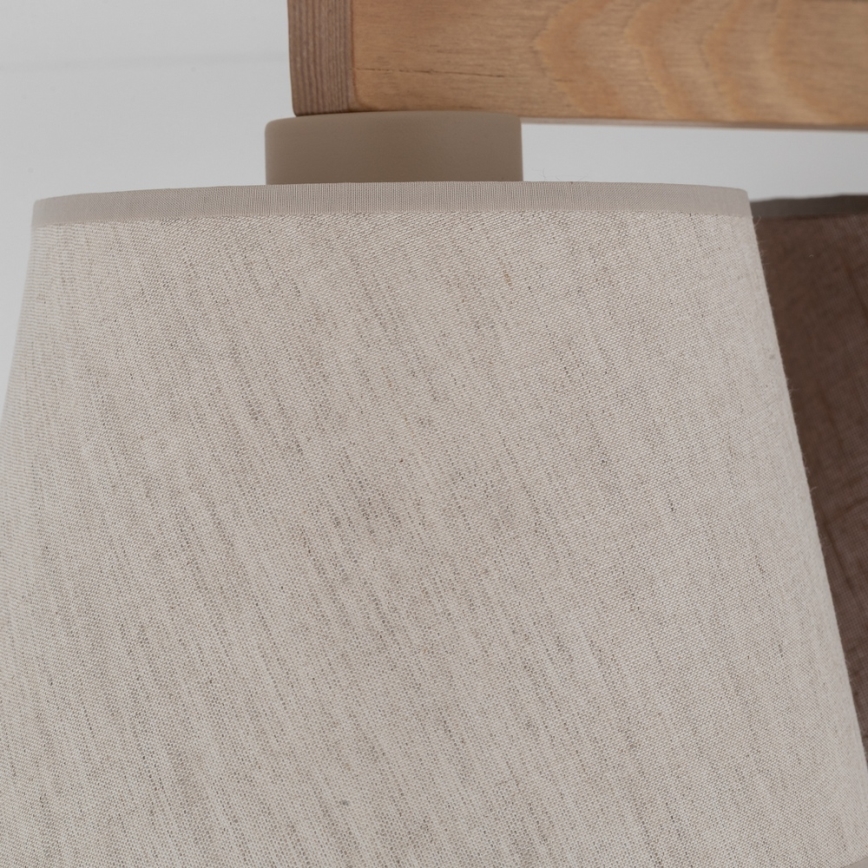 Brilagi - Aufgesetzter Kronleuchter LATTE 3xE27/60W/230V Kiefer/Mix