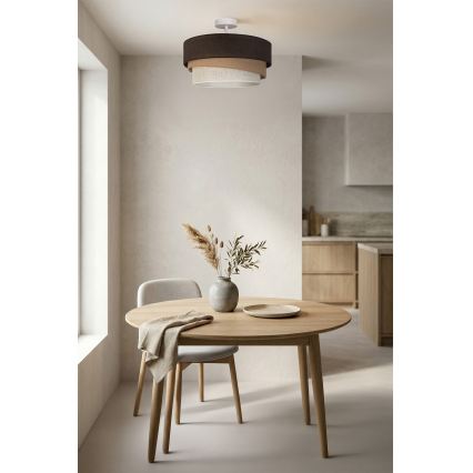 Brilagi - Aufputz-Deckenleuchte TRIO 1xE27/60W/230V Ø 40 cm braun/beige/weiß