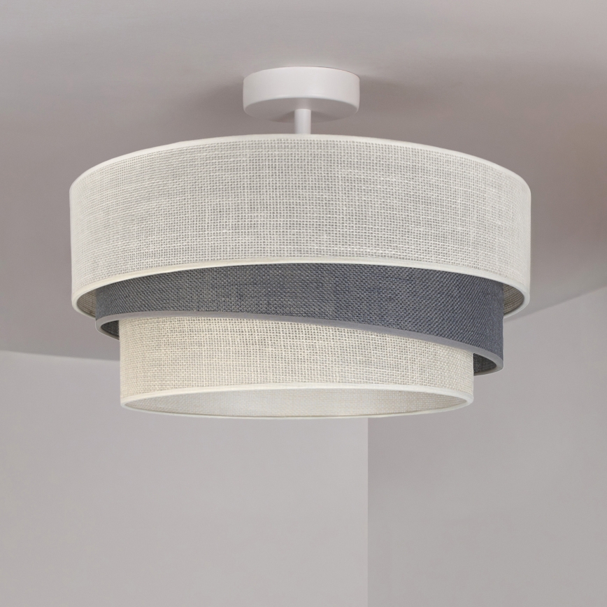 Brilagi - Aufputz-Deckenleuchte TRIO 1xE27/60W/230V Ø 40 cm creme/grau