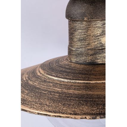 Brilagi - Außen-Deckenleuchte MOLDE 1xE27/60W IP44 Bronze/Patina