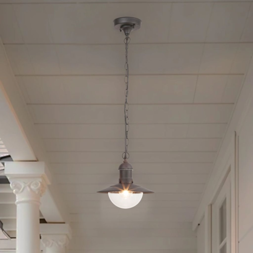 Brilagi - Außen-Hängeleuchte MOLDE 1xE27/60W IP44 schwarz