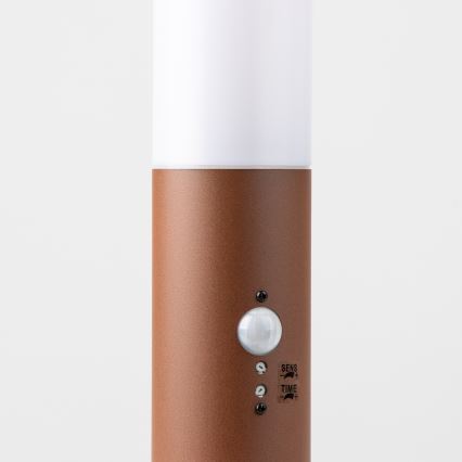 Brilagi - Außenleuchte mit Sensor NOVA 1xE27/15W/230V 40 cm IP44 braun