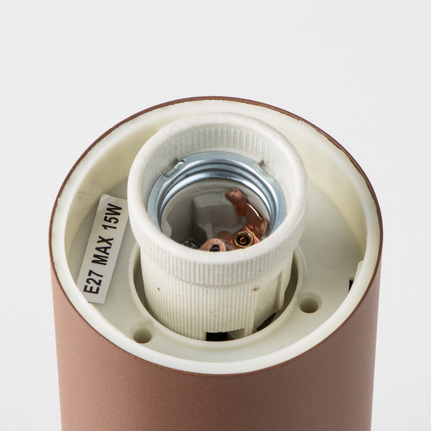 Brilagi - Außenleuchte mit Sensor NOVA 1xE27/15W/230V 40 cm IP44 braun
