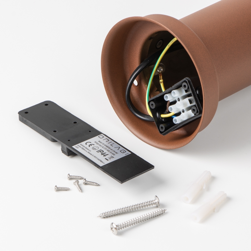 Brilagi - Außenleuchte mit Sensor NOVA 1xE27/15W/230V 40 cm IP44 braun