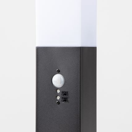 Brilagi - Außenleuchte mit Sensor NOVA 1xE27/15W/230V 40 cm IP44 schwarz