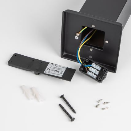 Brilagi - Außenleuchte mit Sensor NOVA 1xE27/15W/230V 40 cm IP44 schwarz
