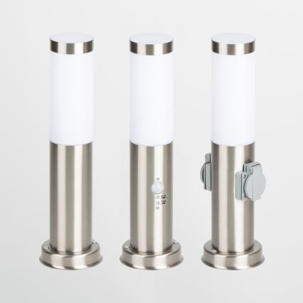 Brilagi - Außenleuchte NOVA 1xE27/15W/230V 40 cm IP44 mattchrom