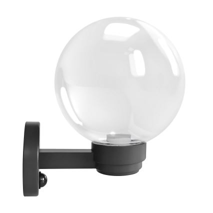 Brilagi - Außenwandleuchte mit Bewegungsmelder HARBOR 1xE27/40W/230V IP33 anthrazit/klar