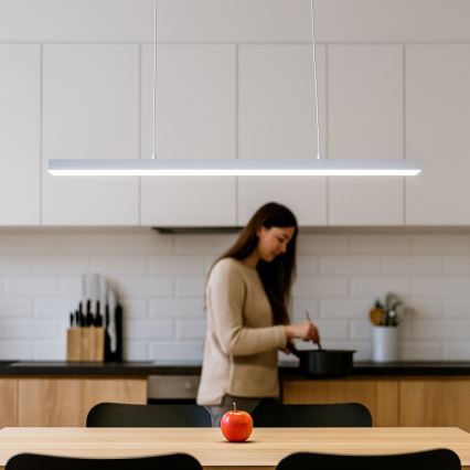 Brilagi - AXIS LED-Pendelleuchte an Stahlseil LED/30W/230V 120 cm weiß