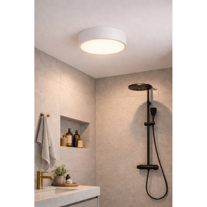 Brilagi - Bad-Deckenleuchte POOL 2xE27/15W/230V Ø 30 cm IP54 weiß