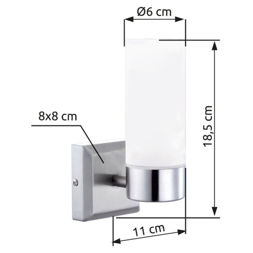 Brilagi - Bad-Wandleuchte RAY 1xE14/40W/230V IP44