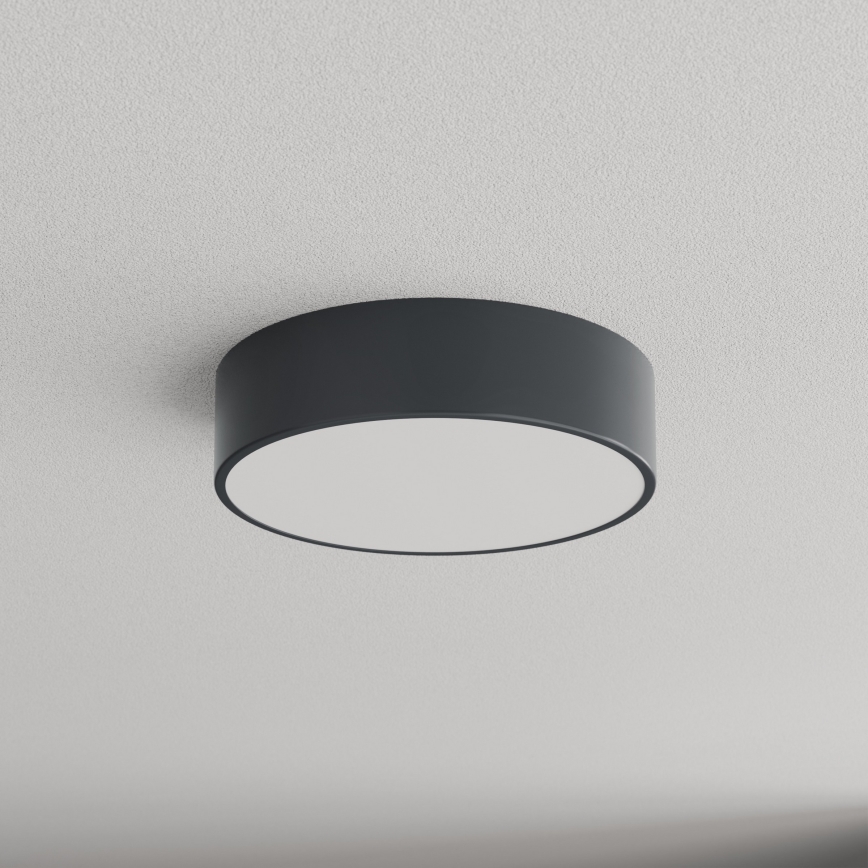 Brilagi - Badezimmer-Deckenleuchte CLARE 2xE27/24W/230V Durchmesser 30 cm Anthrazit IP54