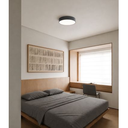 Brilagi - Badezimmer-Deckenleuchte CLARE 4xE27/24W/230V Ø 50 cm anthrazit IP54
