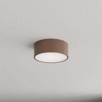 Brilagi - Badezimmer-Deckenleuchte mit Bewegungs- und Dämmerungssensor CLARE 1xE27/24W/230V Ø 20 cm braun IP54