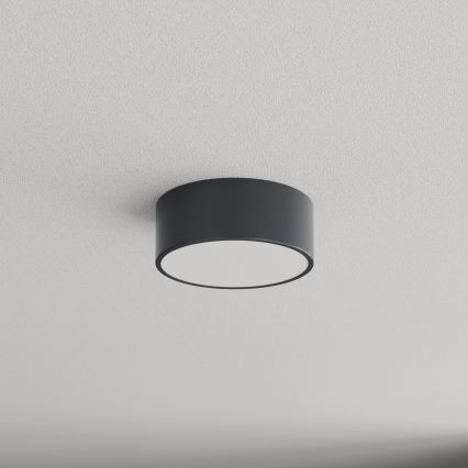 Brilagi - Badezimmer-Deckenleuchte mit Bewegungs- und Dämmerungssensor CLARE 1xE27/24W/230V Ø 20 cm anthrazit IP54