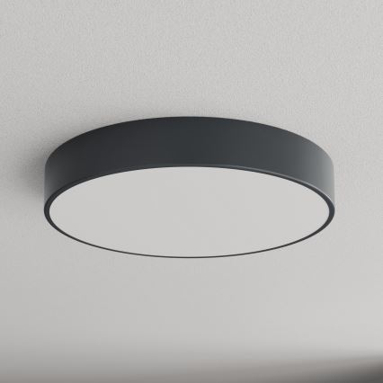 Brilagi - Deckenleuchte für Badezimmer CLARE mit Bewegungs- und Dämmerungssensor 4xE27/24W/230V Ø 50 cm anthrazit IP54