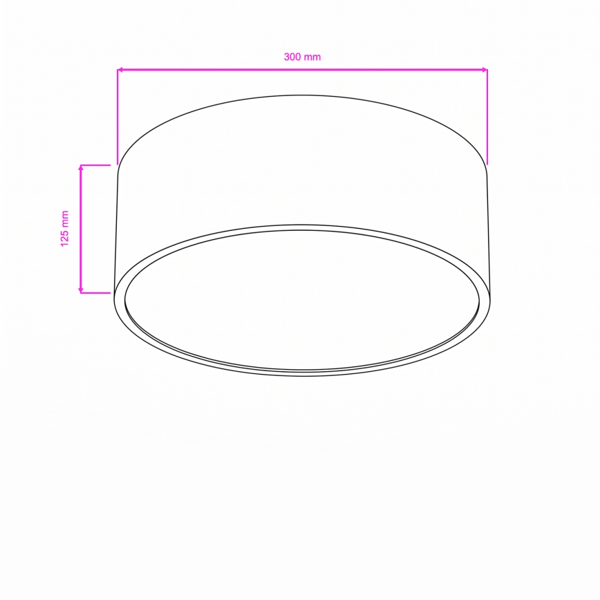 Brilagi - Badezimmer-Deckenleuchte POOL 2xE27/15W/230V Ø 30 cm IP54 beige